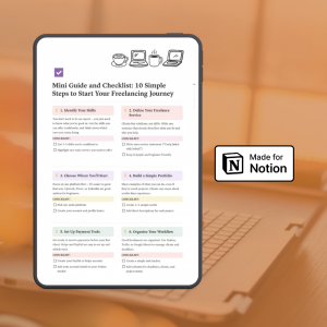 Your 10 Steps to Kickstart Your Freelancing Guide